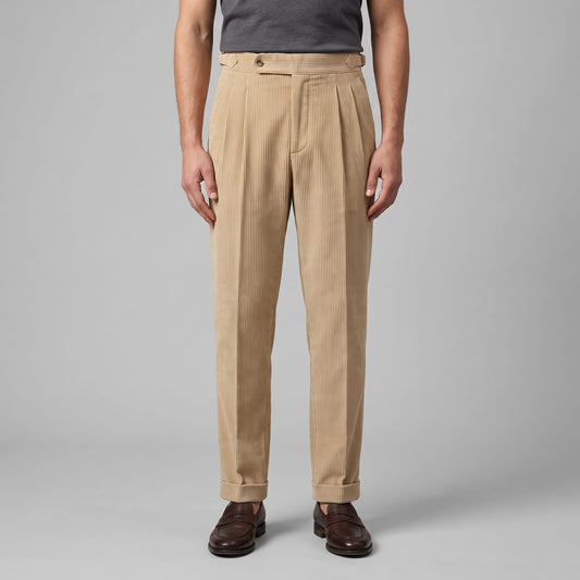 Roark Pleated Corduroy Pants_1