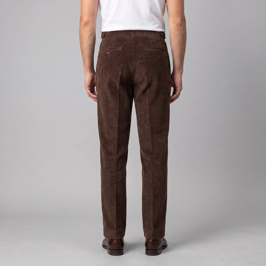 Roark Pleated Corduroy Pants