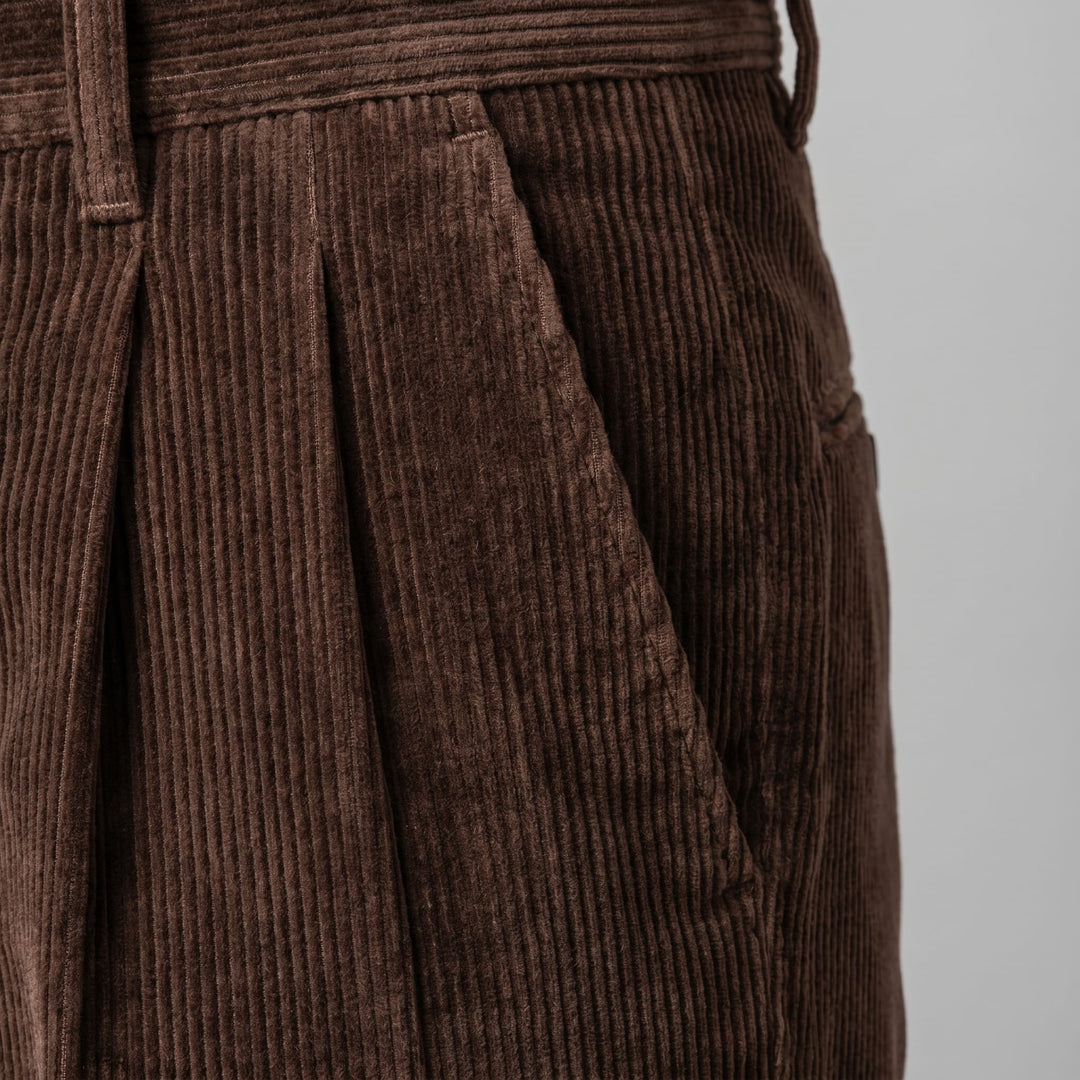 Roark Pleated Corduroy Pants