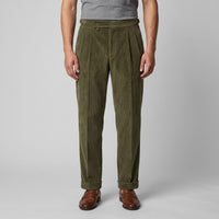 Roark Pleated Corduroy Pants