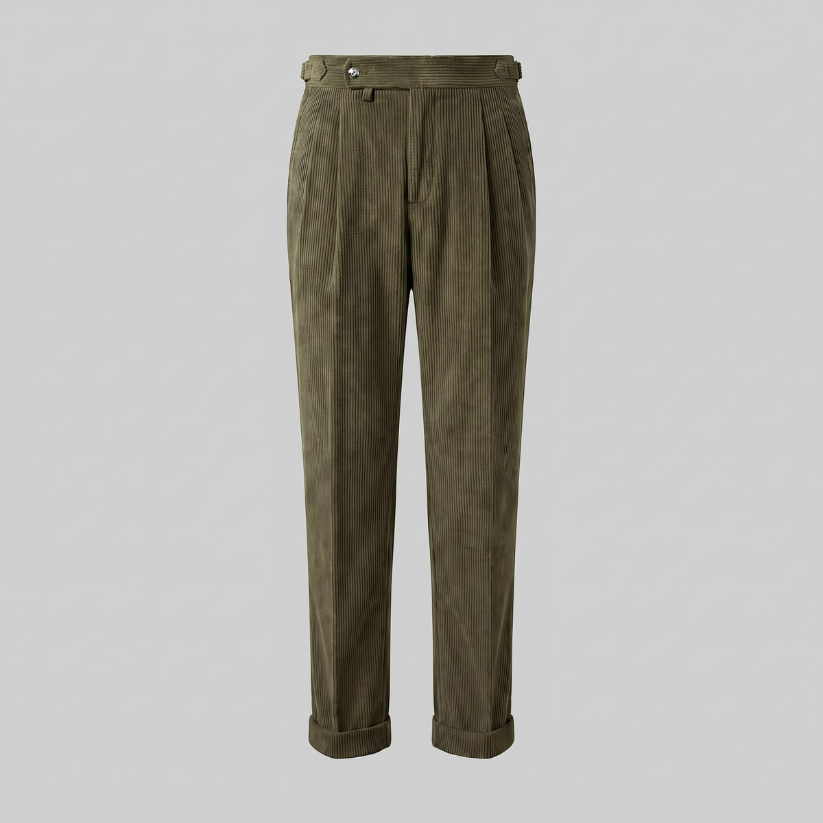Roark Pleated Corduroy Pants