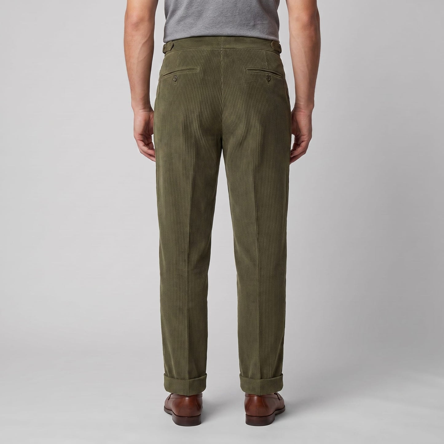 Roark Pleated Corduroy Pants_21