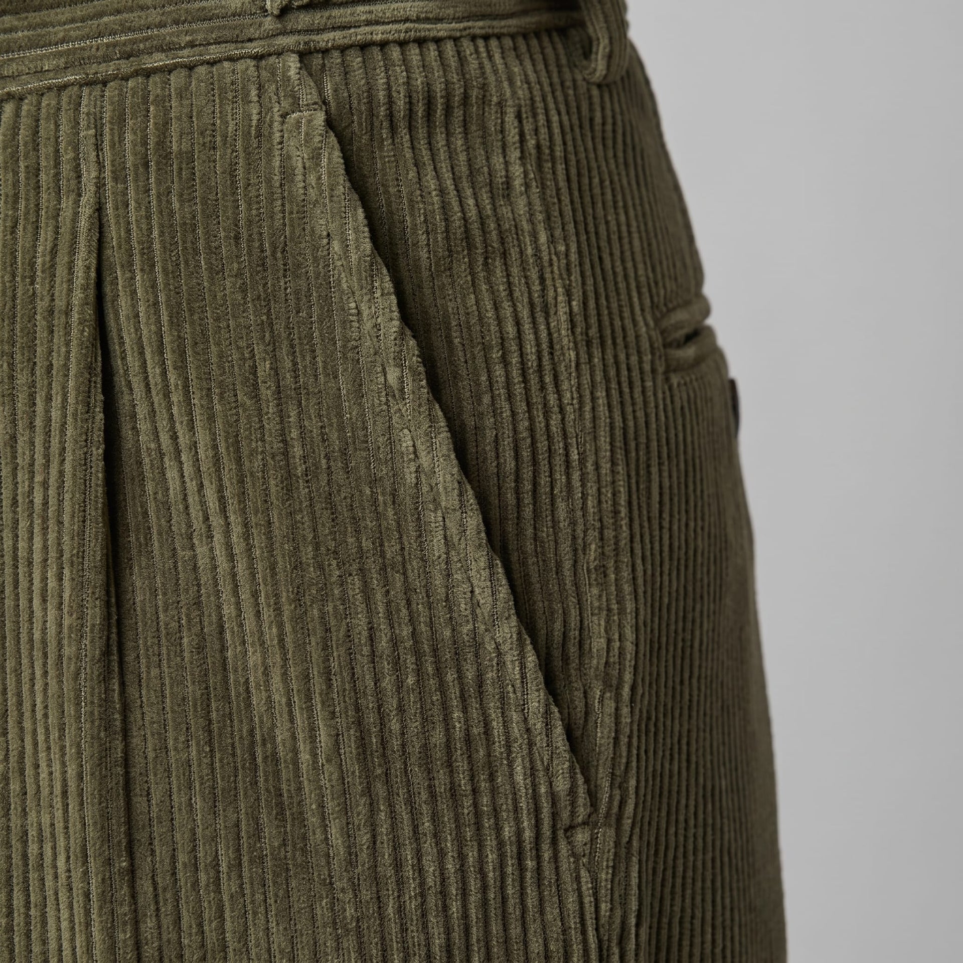 Roark Pleated Corduroy Pants