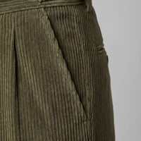 Roark Pleated Corduroy Pants