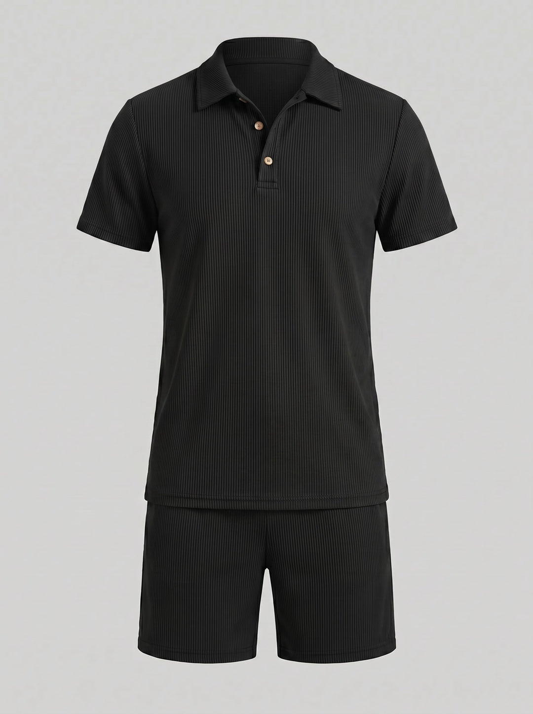 Bowen Corduroy Polo and Shorts Set