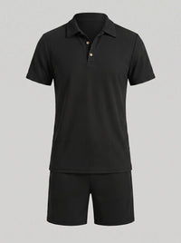 Bowen Corduroy Polo and Shorts Set