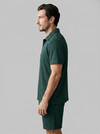 Bowen Corduroy Polo and Shorts Set
