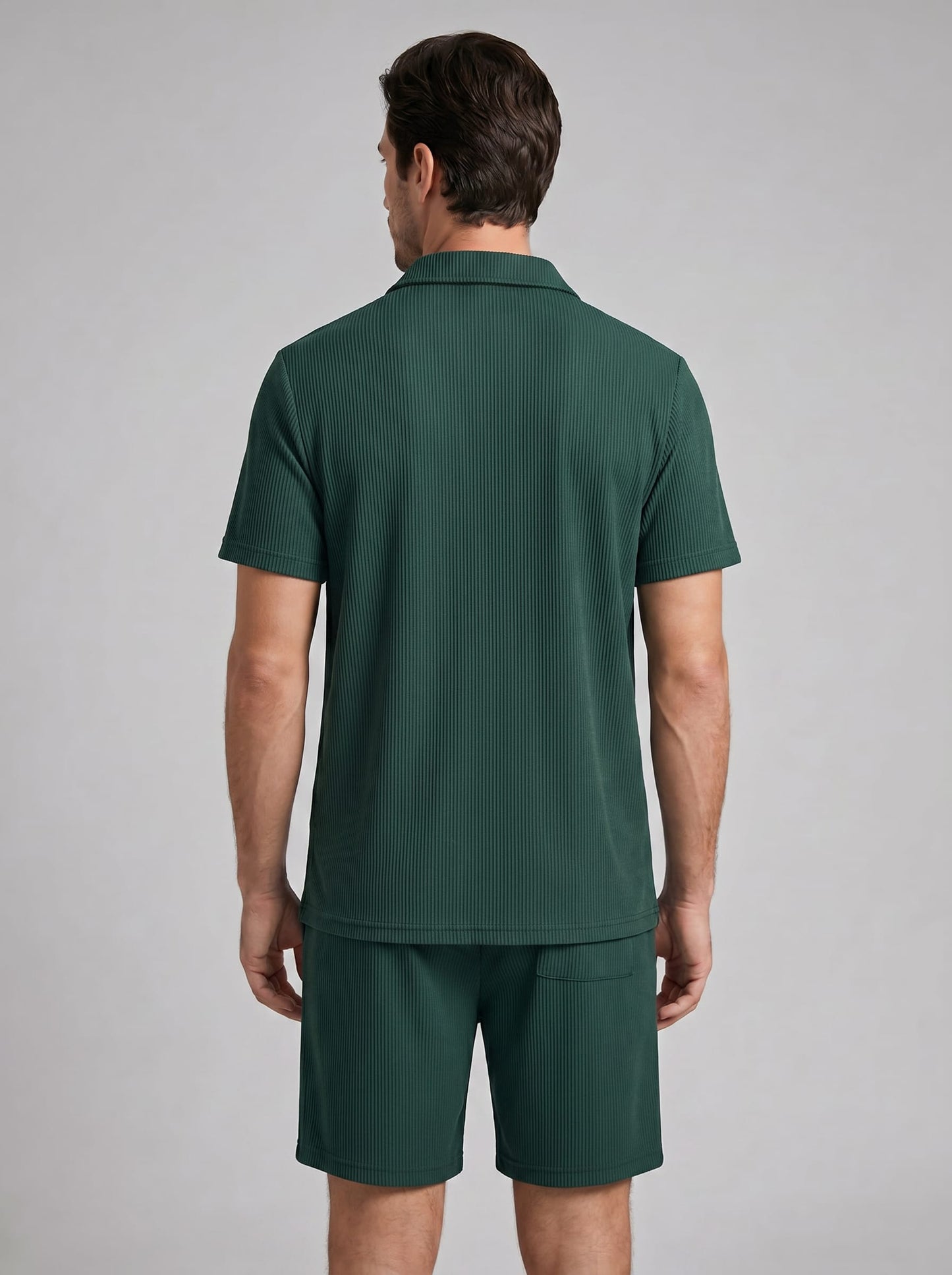 Bowen Corduroy Polo and Shorts Set_13