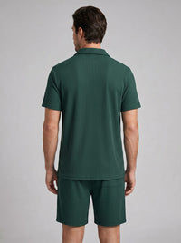 Bowen Corduroy Polo and Shorts Set
