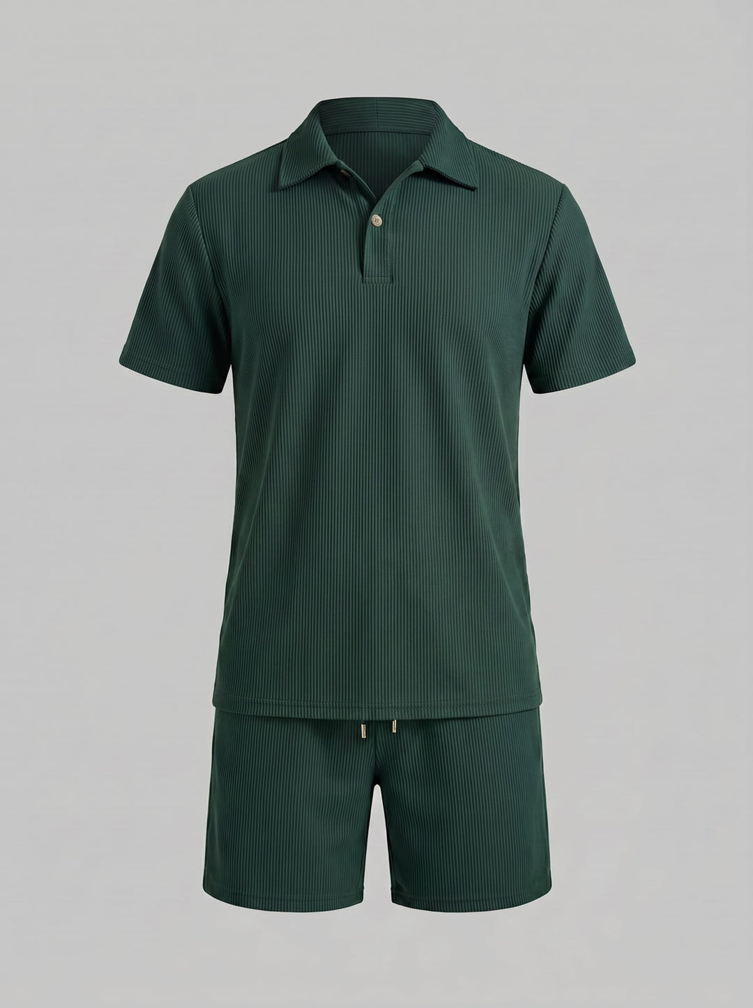 Bowen Corduroy Polo and Shorts Set