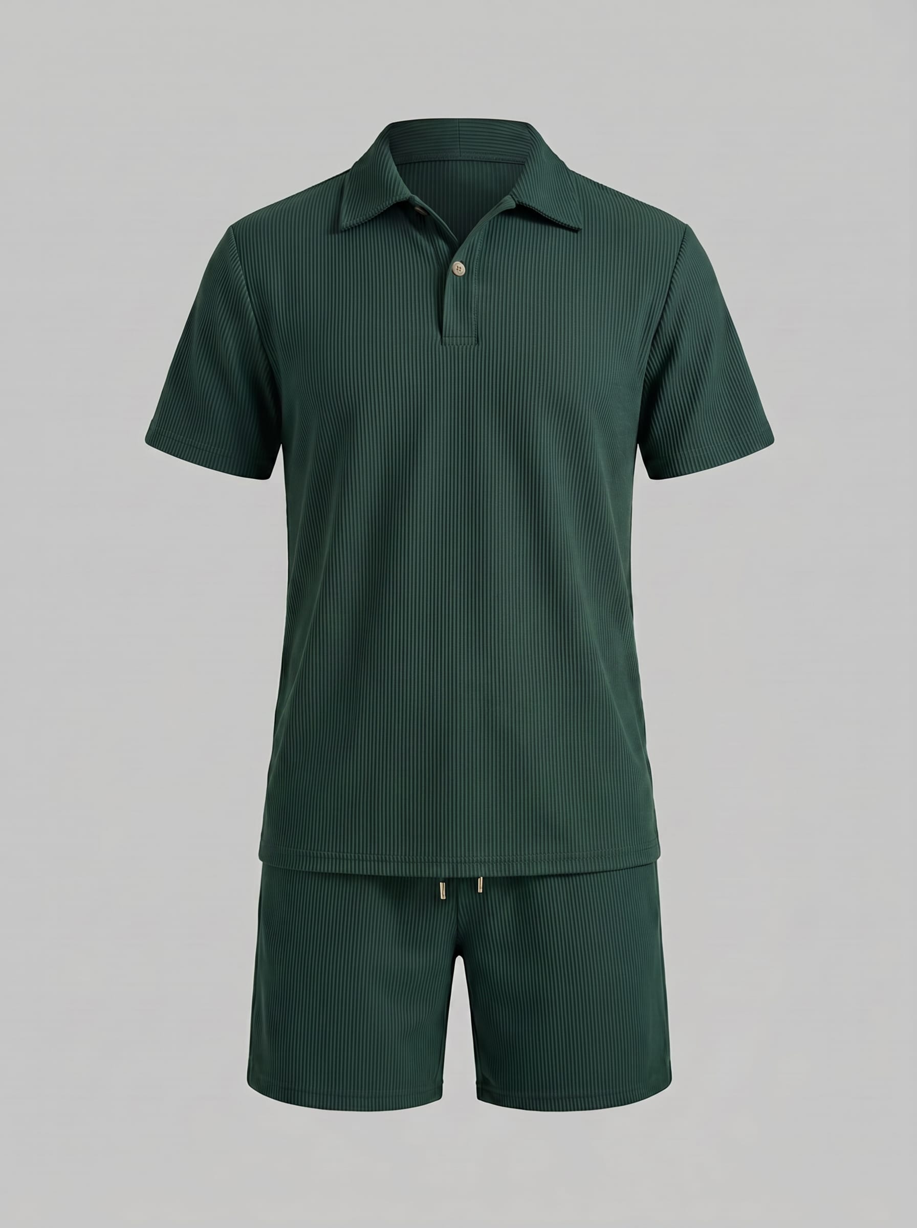 Bowen Corduroy Polo and Shorts Set