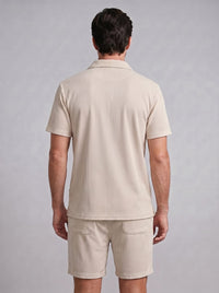 Bowen Corduroy Polo and Shorts Set