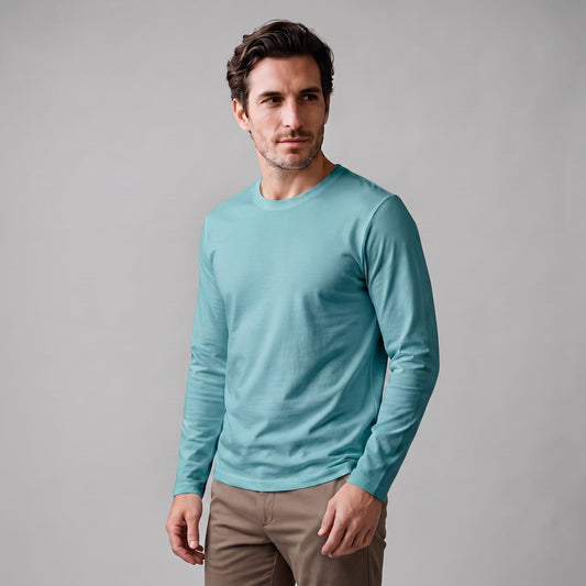 Jared Cotton Blend Long Sleeve T-Shirt_1