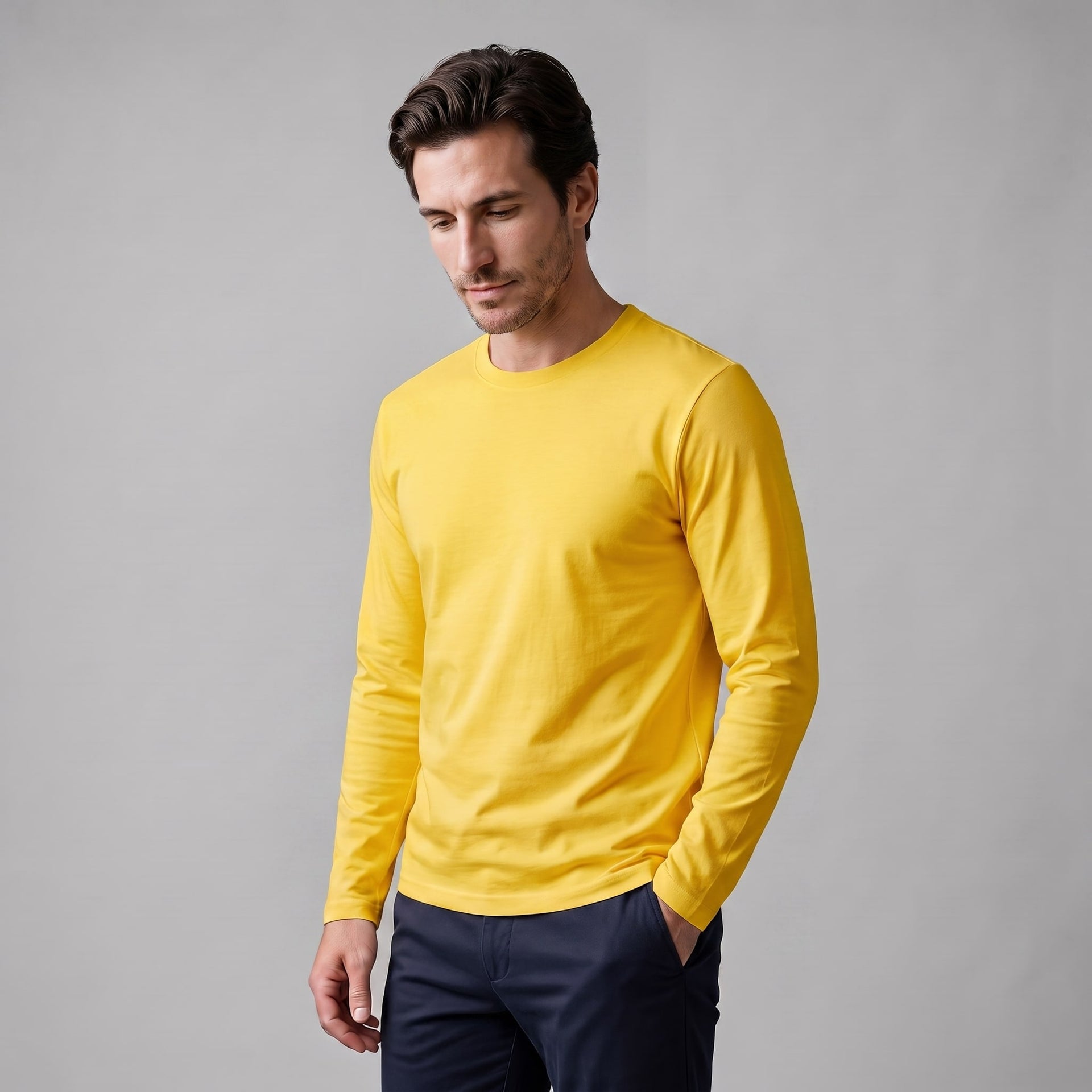 Jared Cotton Blend Long Sleeve T-Shirt
