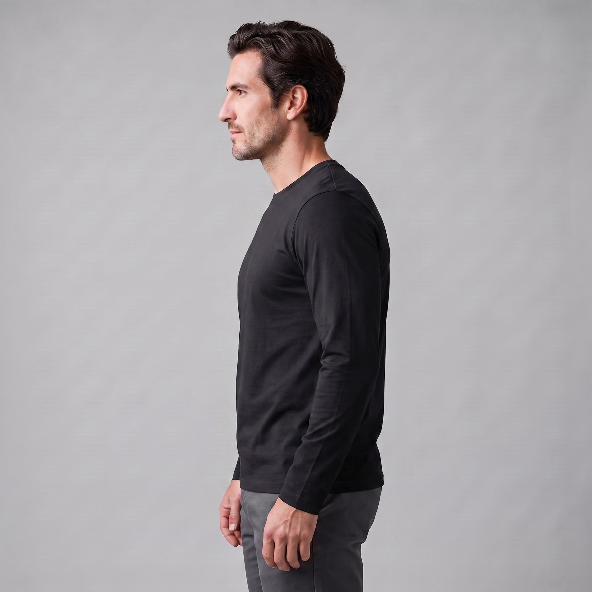 Jared Cotton Blend Long Sleeve T-Shirt