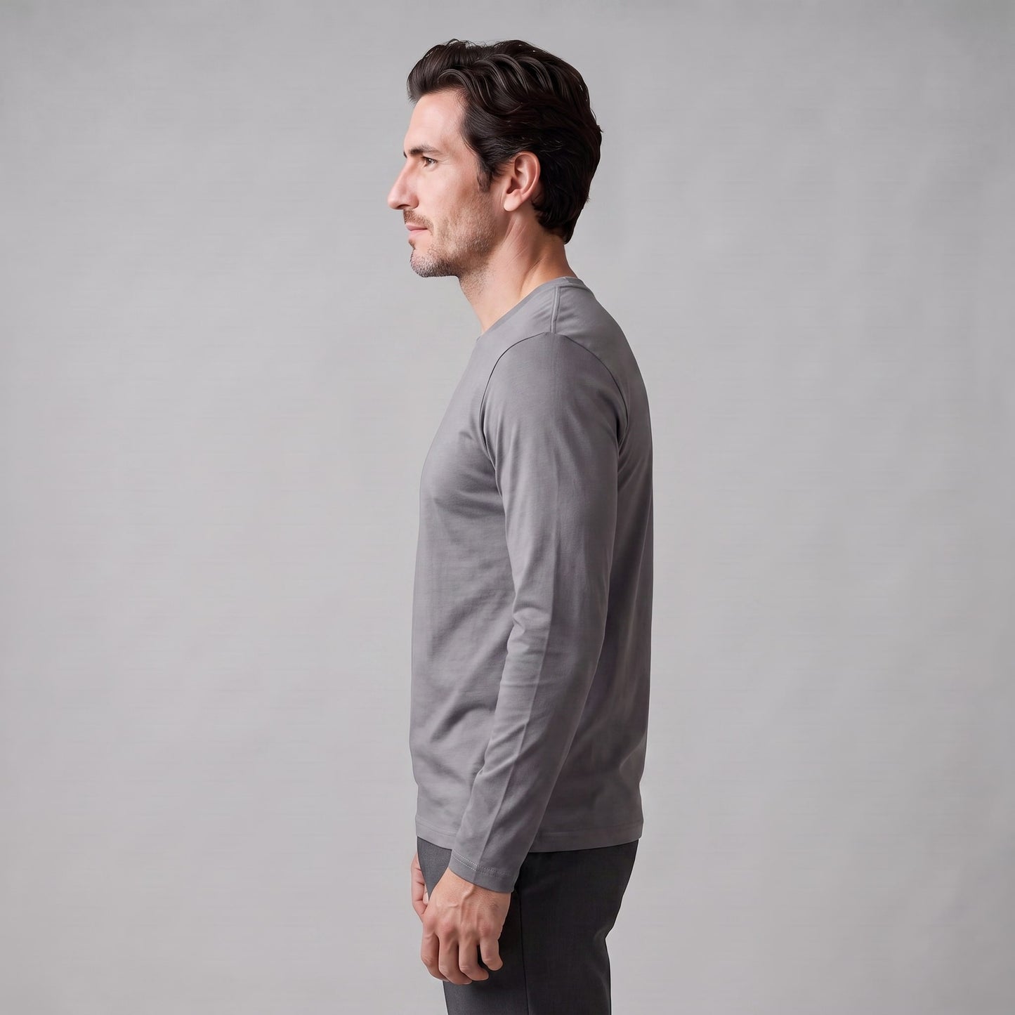 Jared Cotton Blend Long Sleeve T-Shirt_34