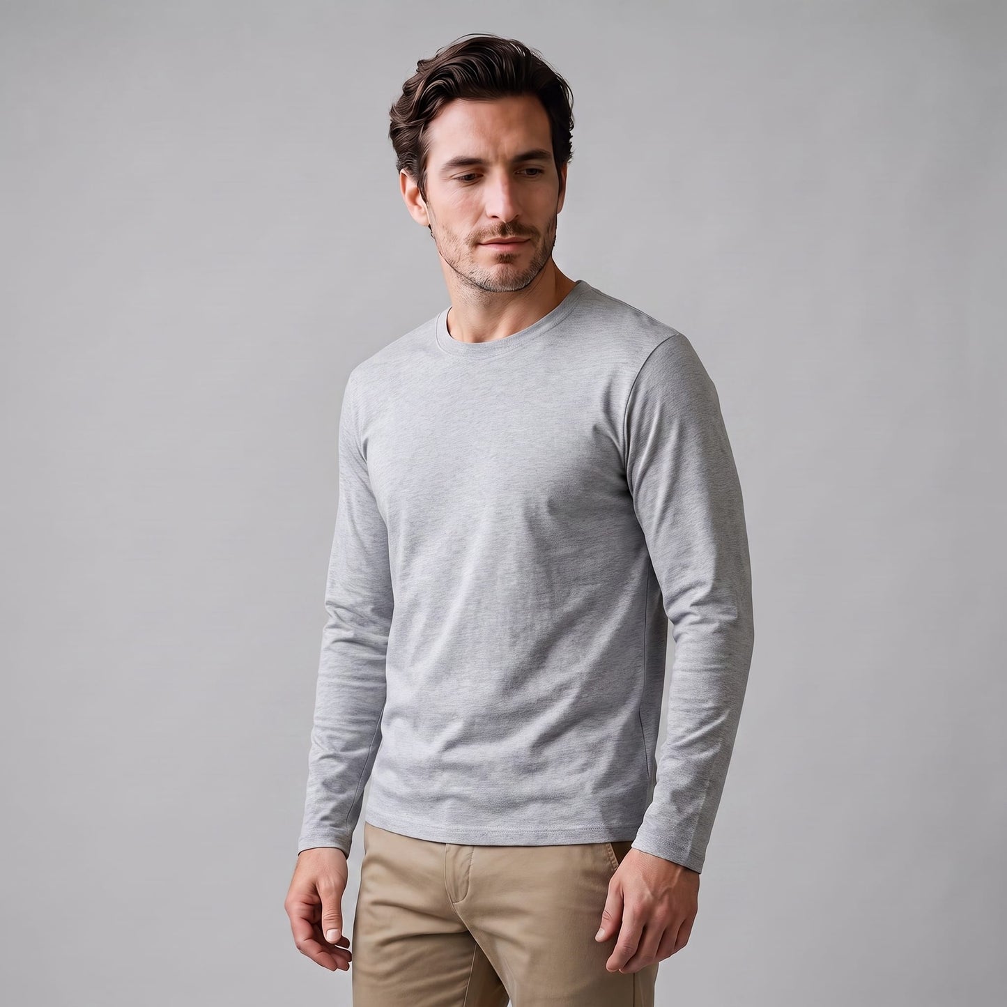 Jared Cotton Blend Long Sleeve T-Shirt_37