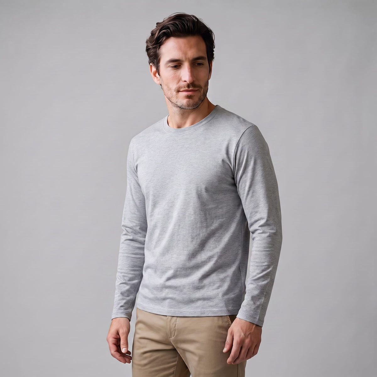 Jared Cotton Blend Long Sleeve T-Shirt