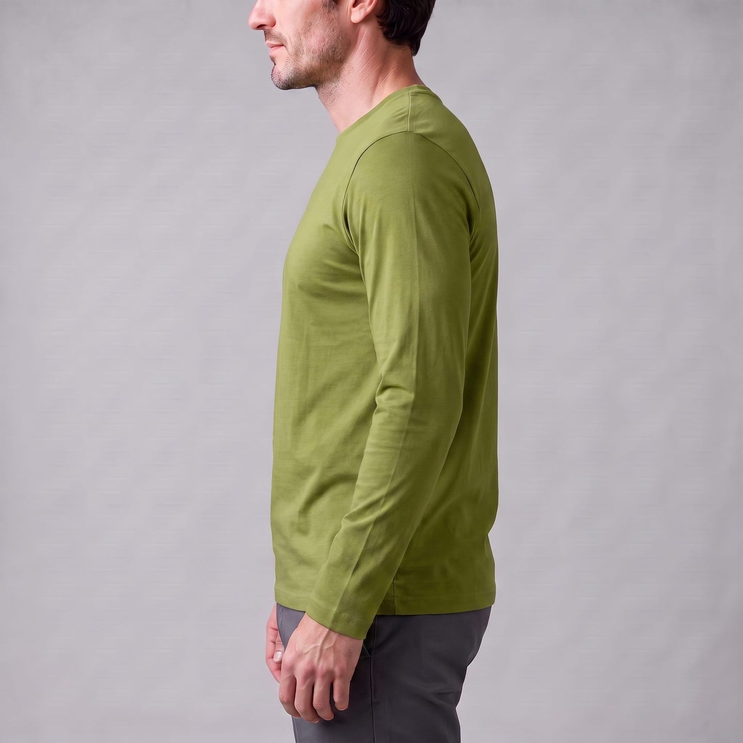 Jared Cotton Blend Long Sleeve T-Shirt_58