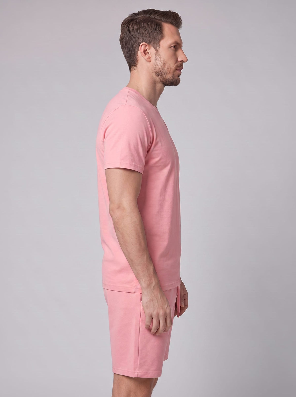 Braxton Cotton Blend T-Shirt and Shorts Set_10