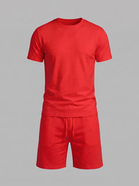 Braxton Cotton Blend T-Shirt and Shorts Set