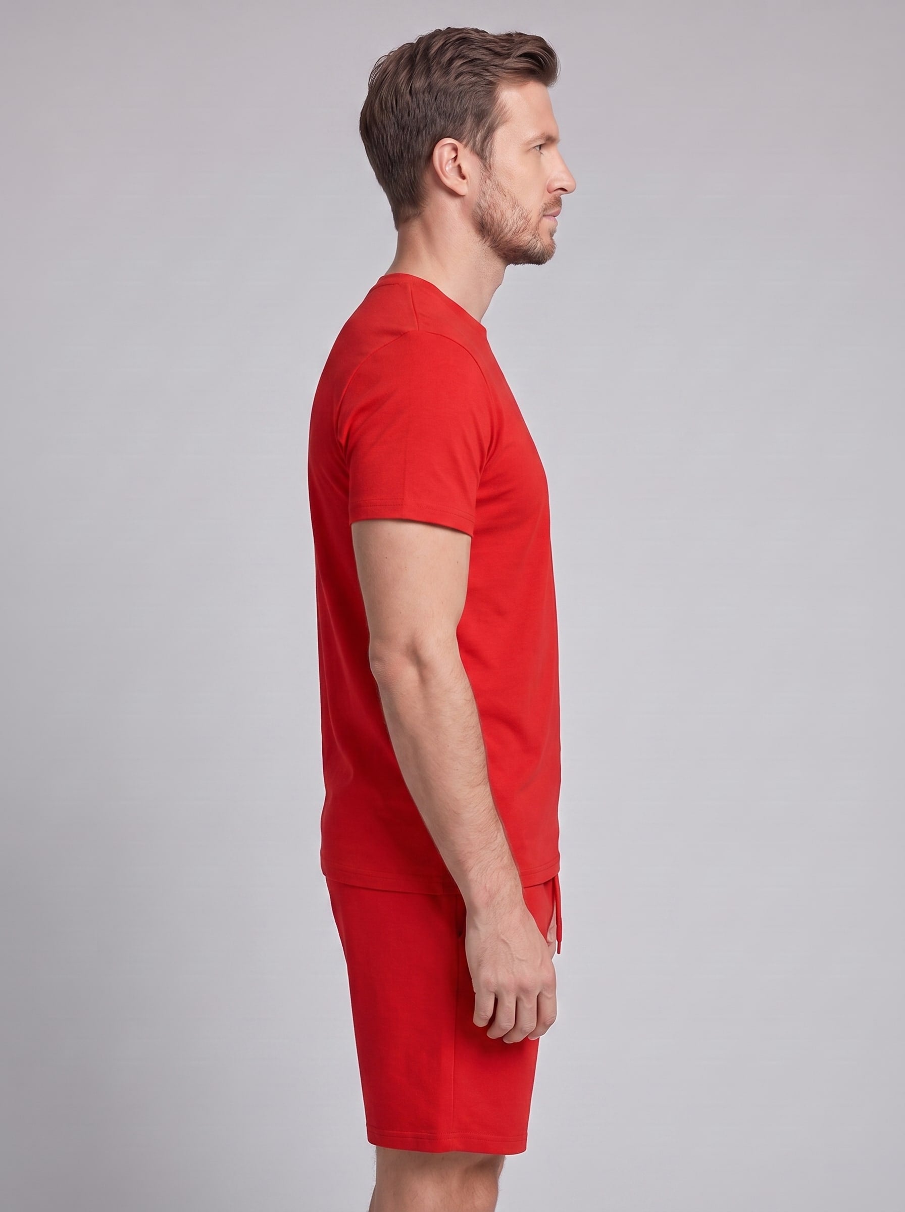 Braxton Cotton Blend T-Shirt and Shorts Set
