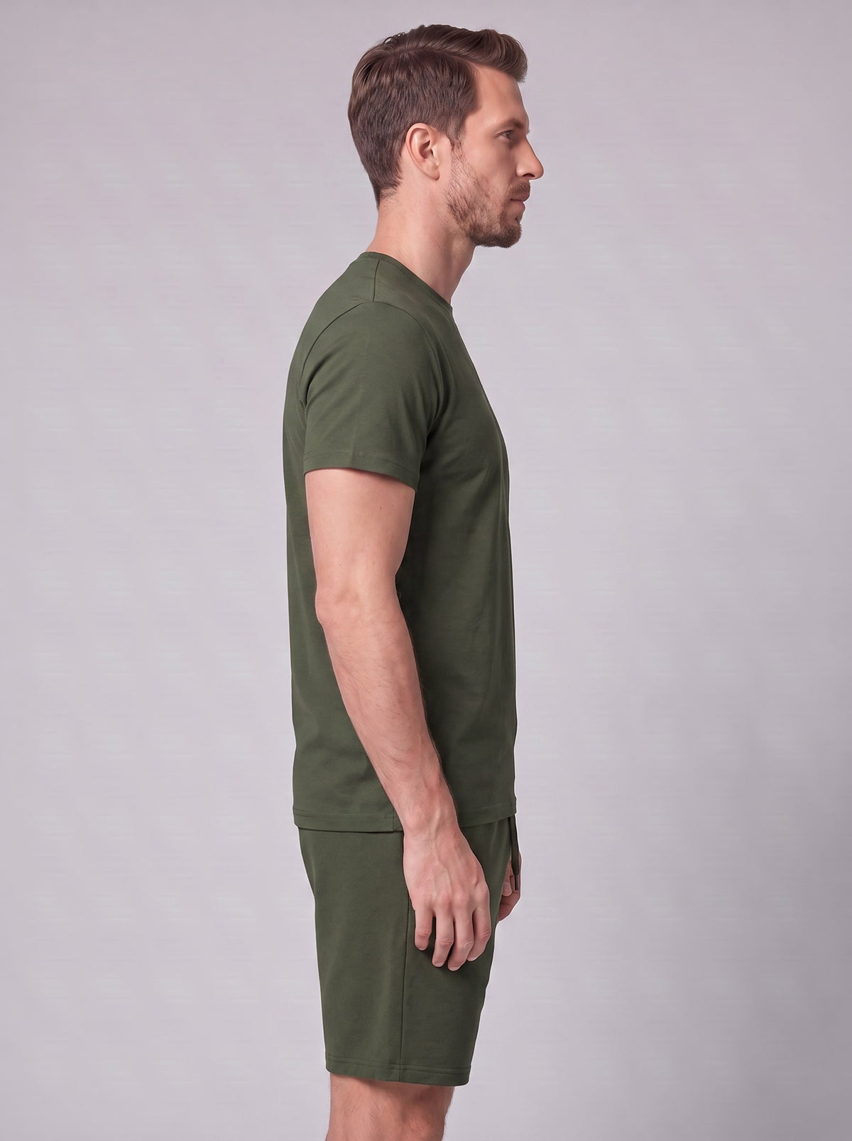Braxton Cotton Blend T-Shirt and Shorts Set_28
