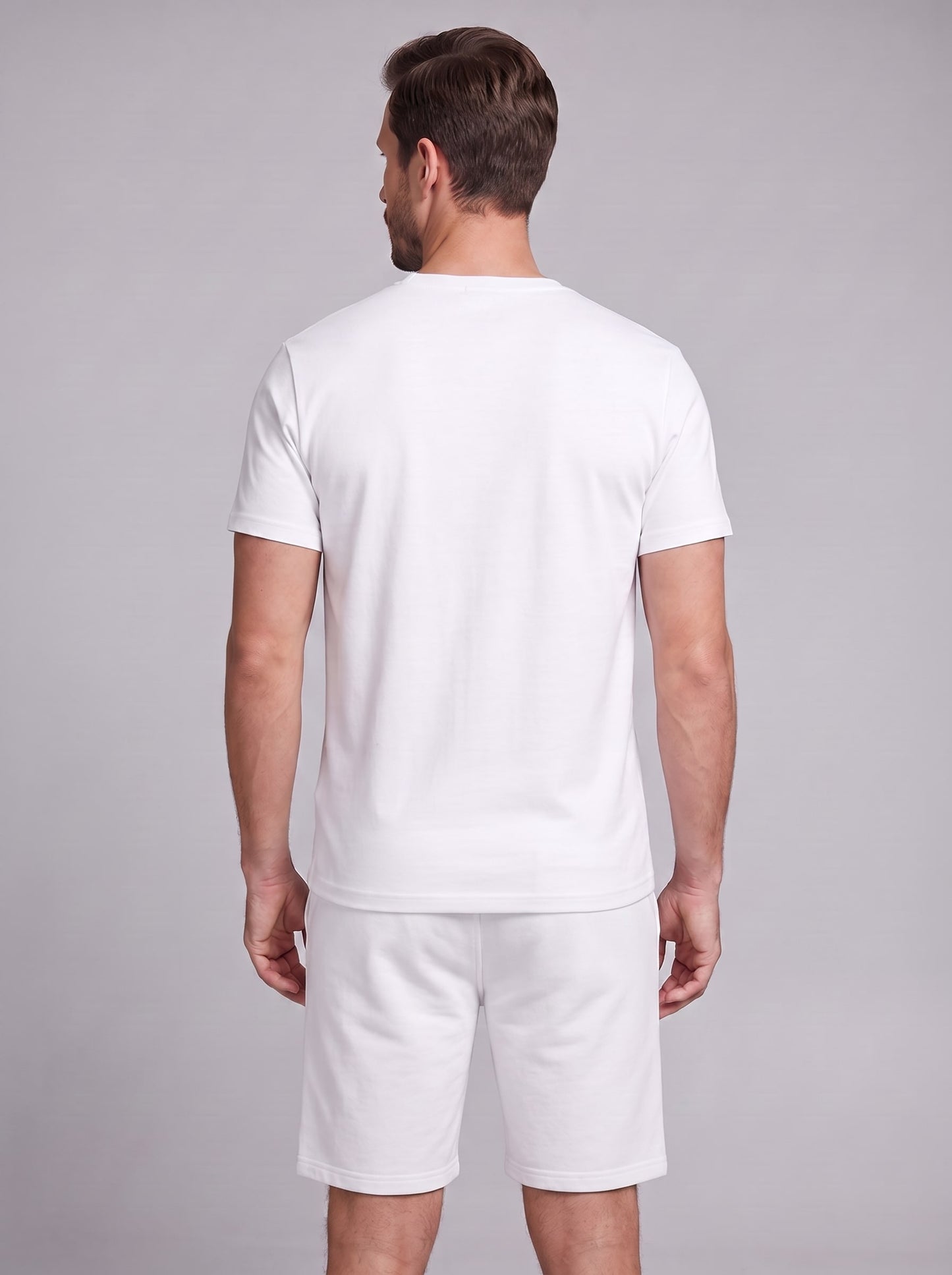 Braxton Cotton Blend T-Shirt and Shorts Set_3