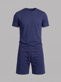Braxton Cotton Blend T-Shirt and Shorts Set