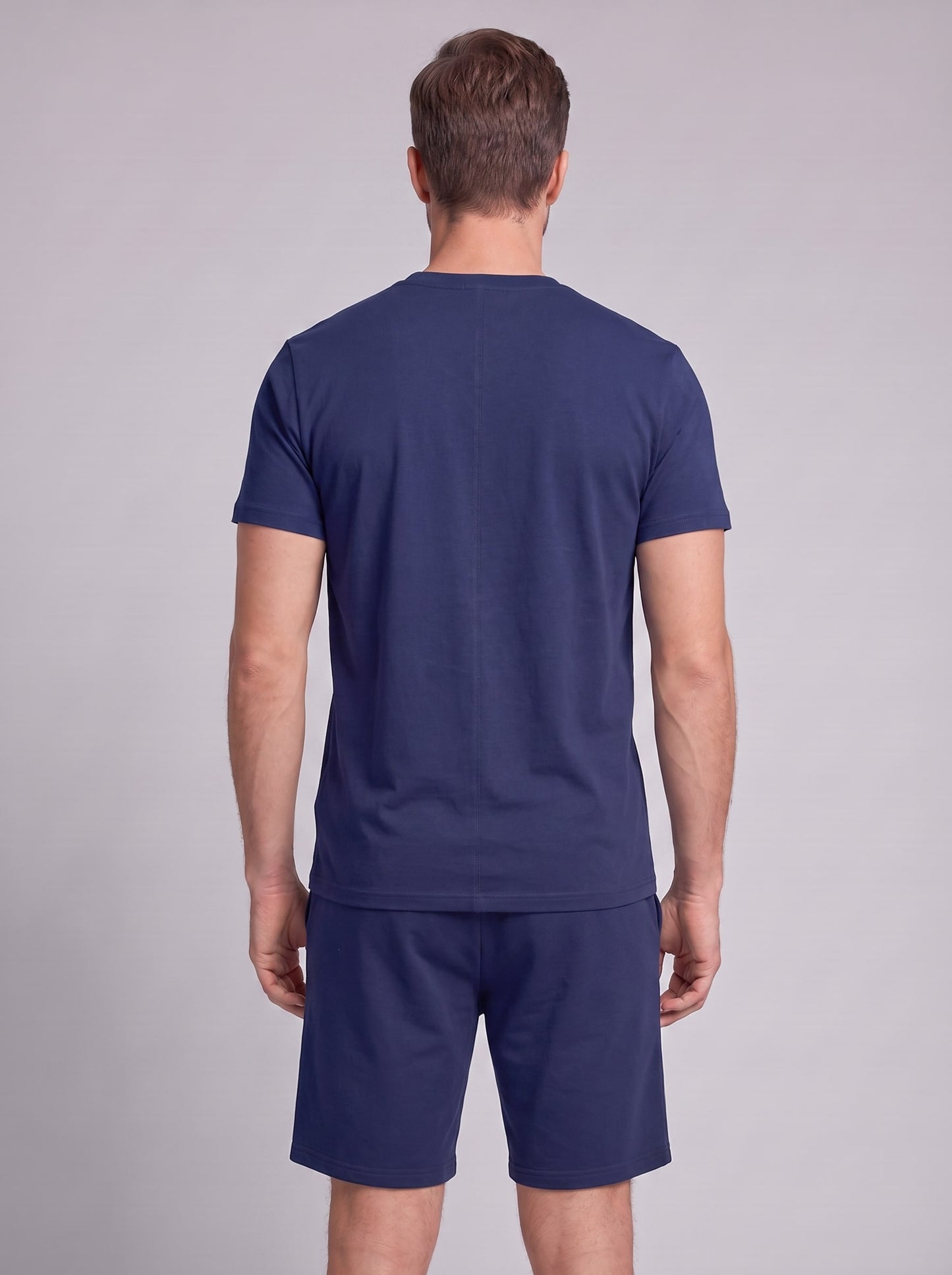 Braxton Cotton Blend T-Shirt and Shorts Set_39