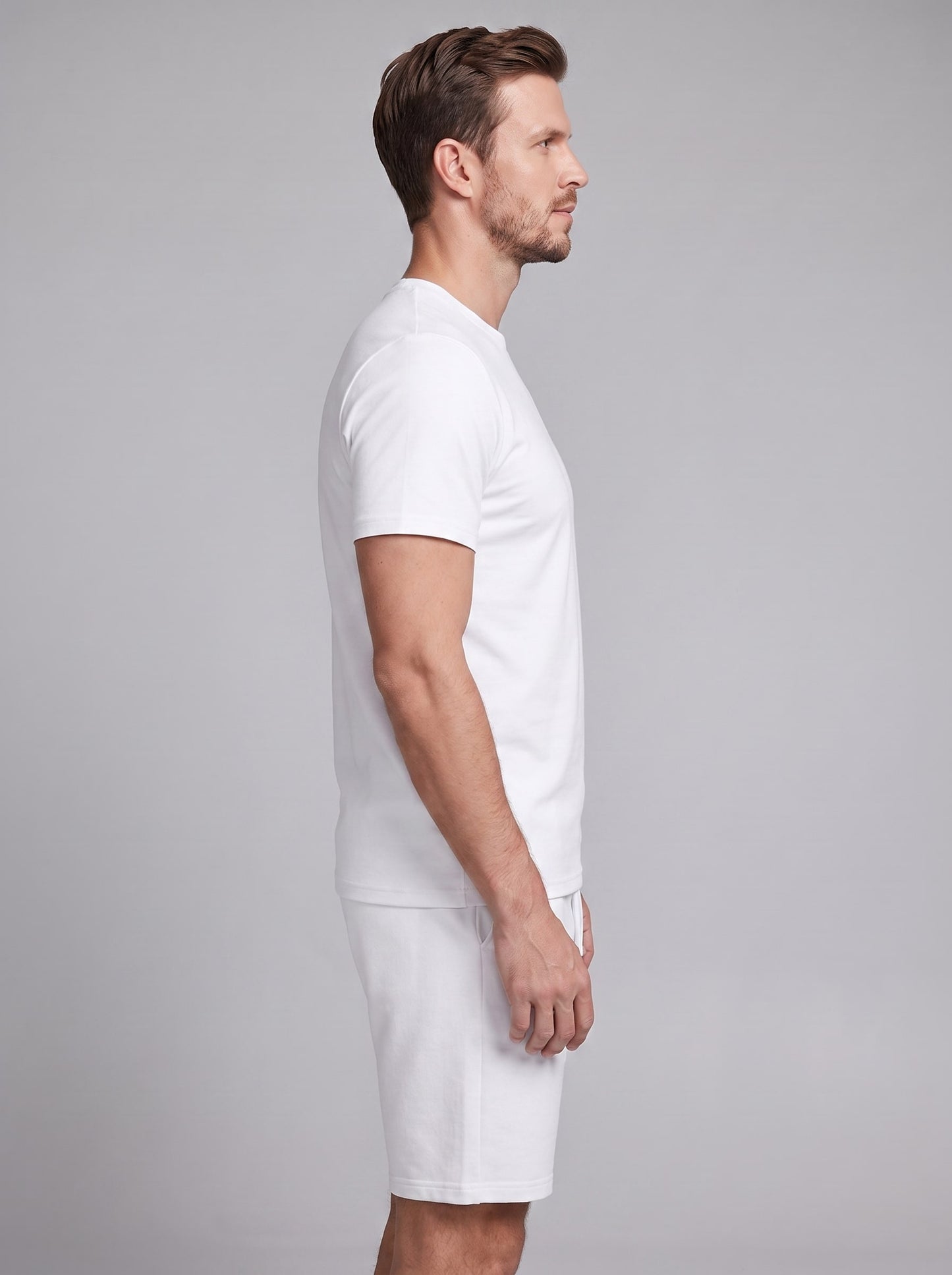 Braxton Cotton Blend T-Shirt and Shorts Set_4
