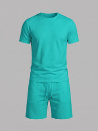 Braxton Cotton Blend T-Shirt and Shorts Set