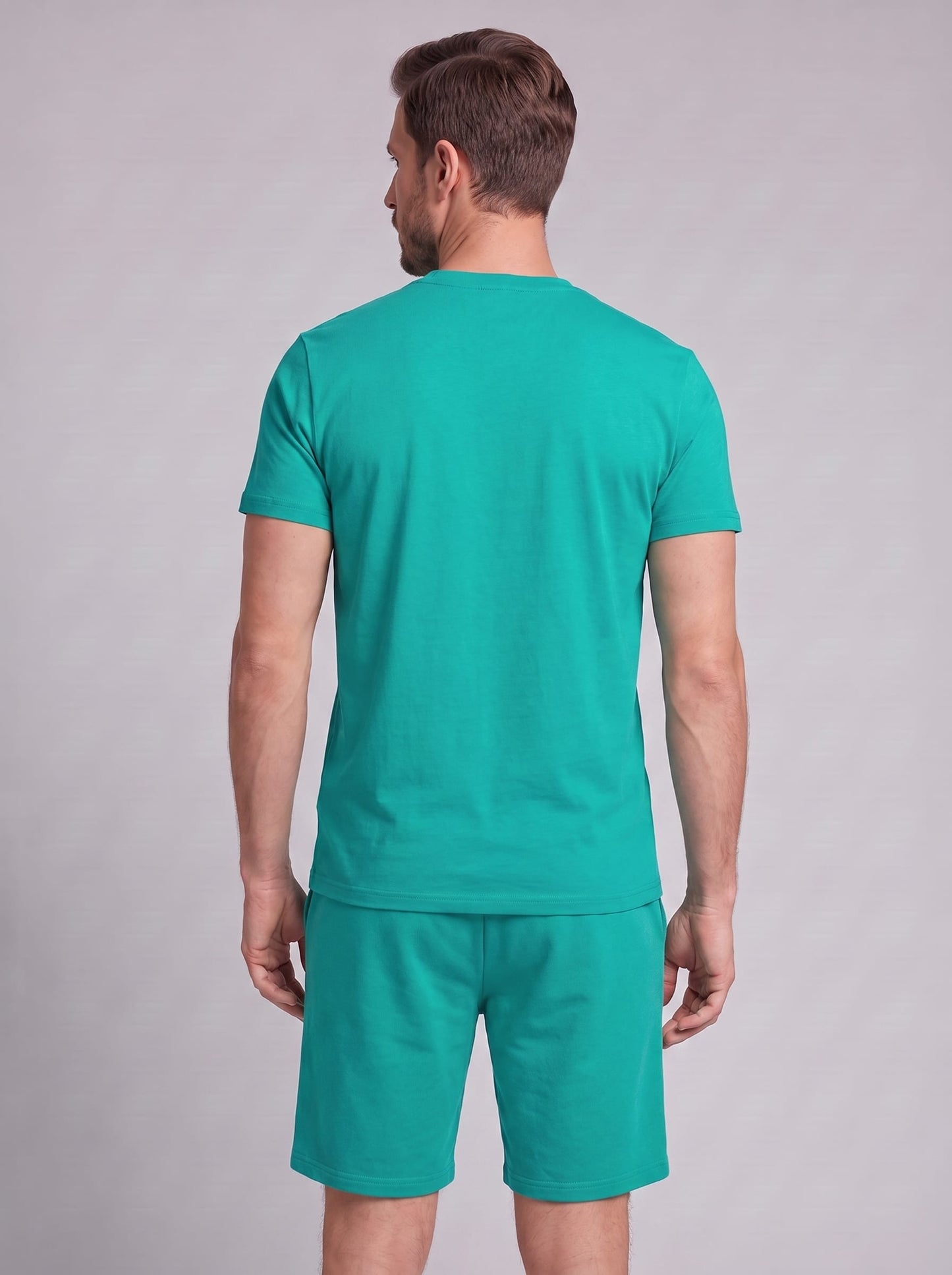 Braxton Cotton Blend T-Shirt and Shorts Set_45