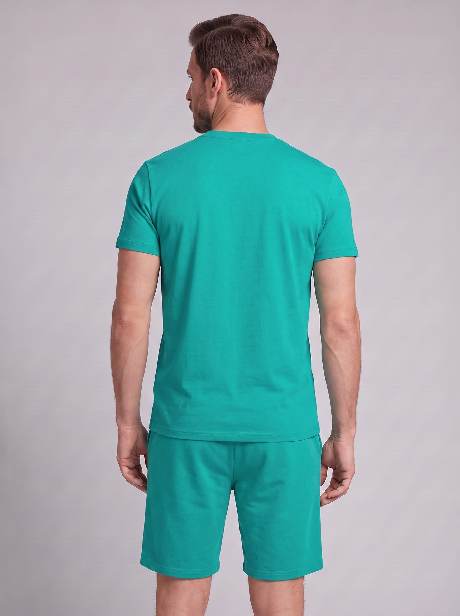 Braxton Cotton Blend T-Shirt and Shorts Set