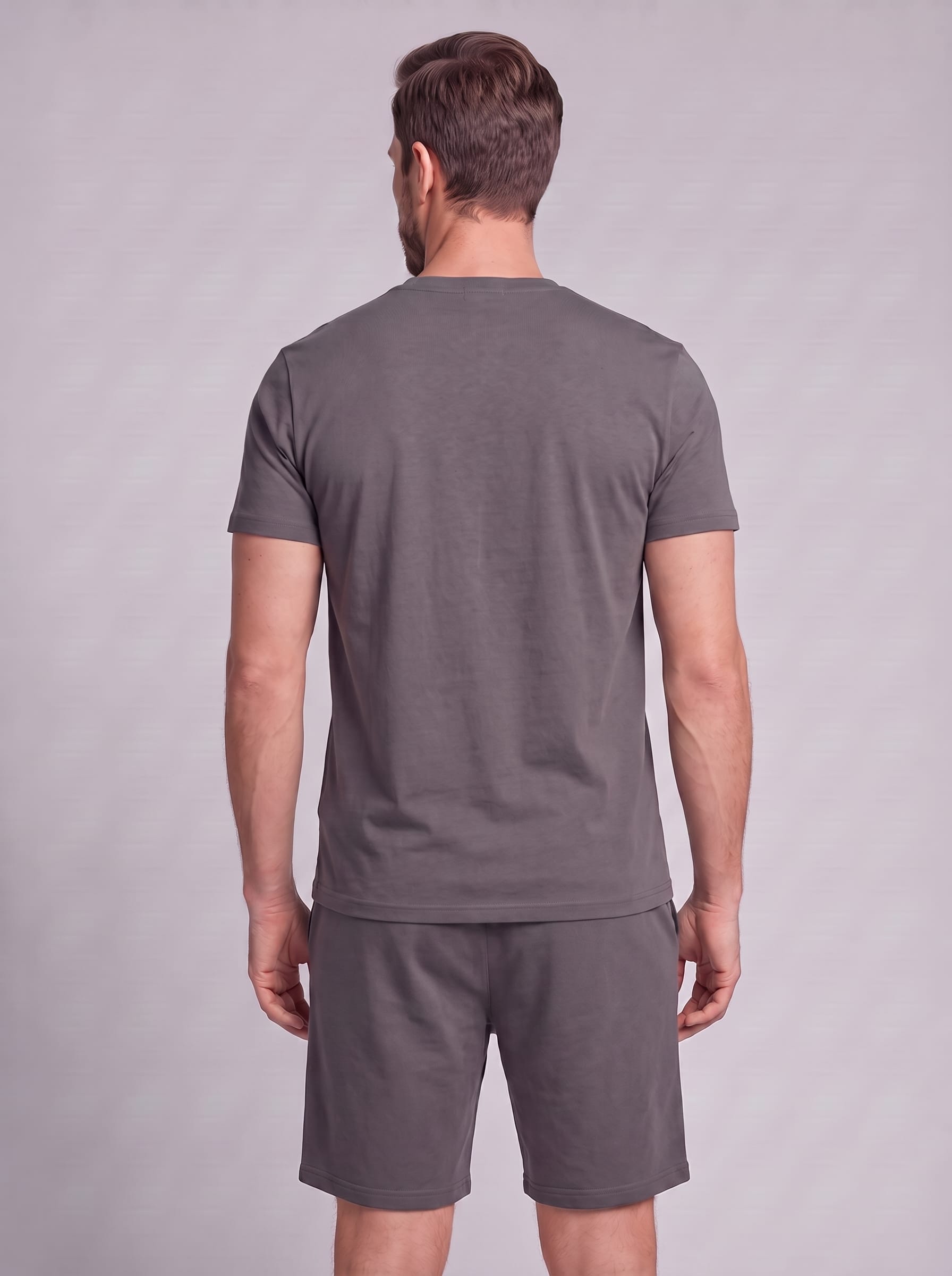 Braxton Cotton Blend T-Shirt and Shorts Set