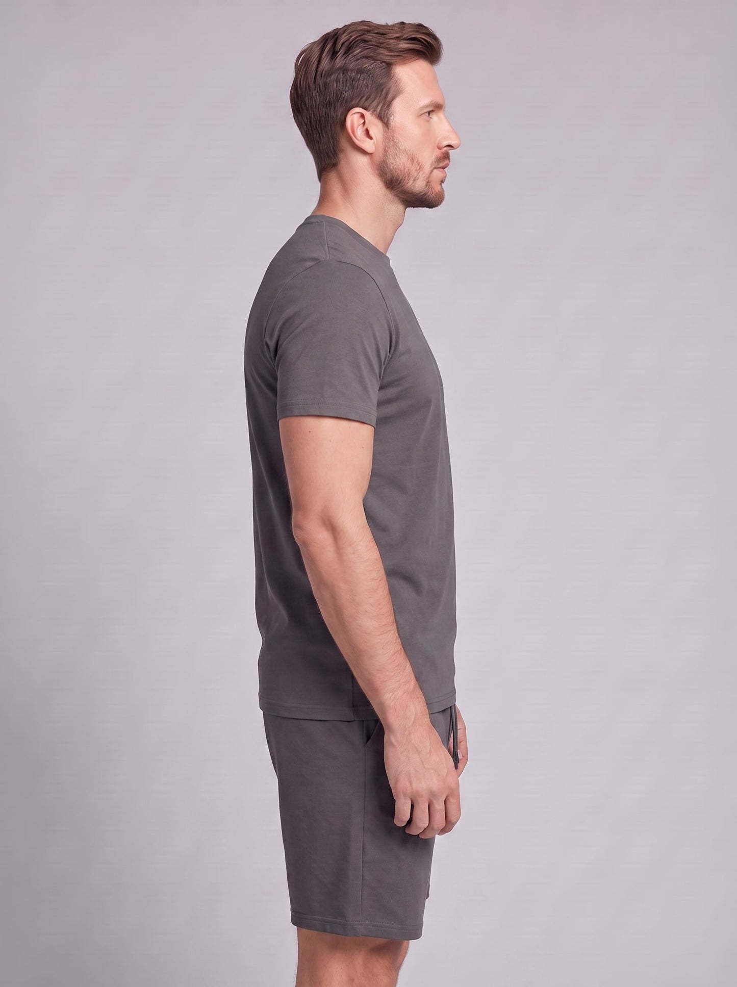 Braxton Cotton Blend T-Shirt and Shorts Set_52