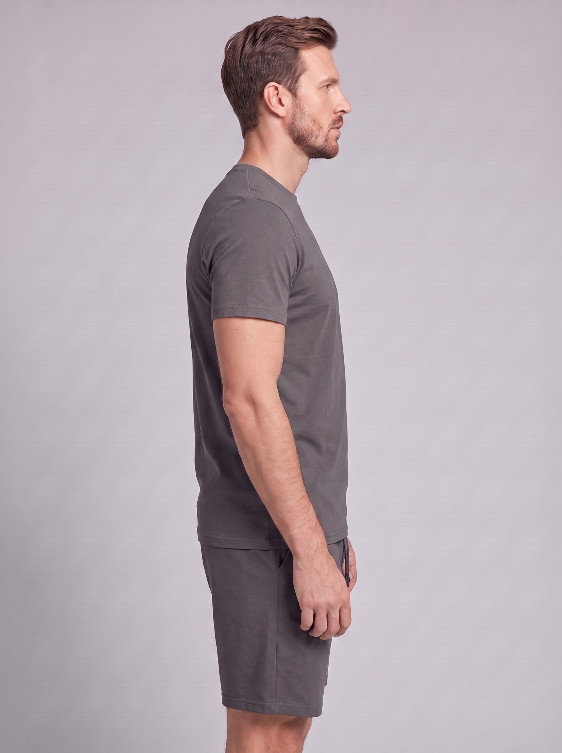 Braxton Cotton Blend T-Shirt and Shorts Set