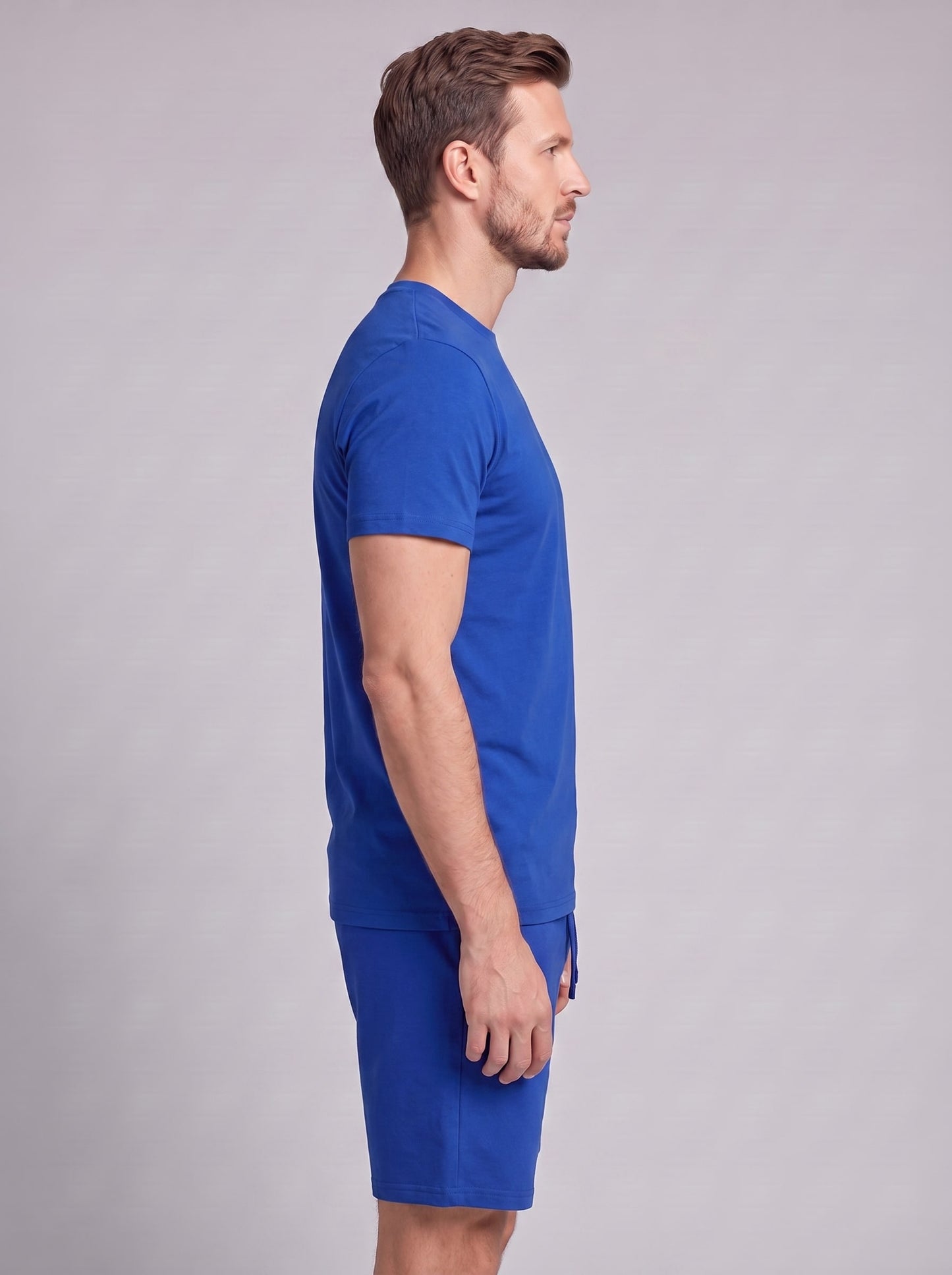 Braxton Cotton Blend T-Shirt and Shorts Set_58