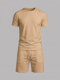 Braxton Cotton Blend T-Shirt and Shorts Set