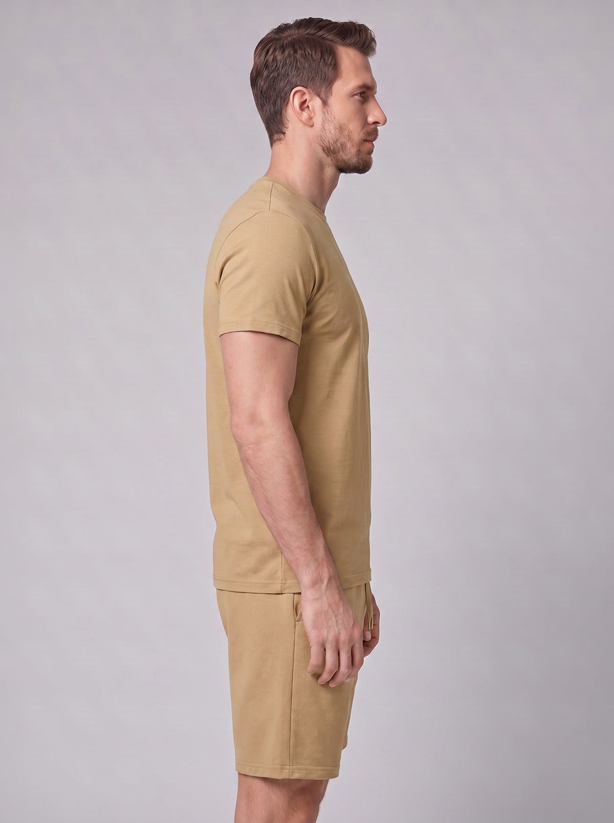Braxton Cotton Blend T-Shirt and Shorts Set_69