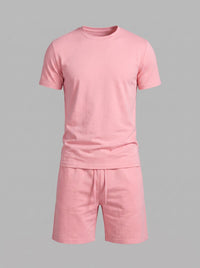 Braxton Cotton Blend T-Shirt and Shorts Set