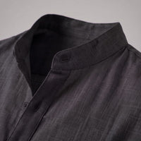 Jasper Cotton Popover Henley Shirt