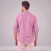 Jasper Cotton Popover Henley Shirt