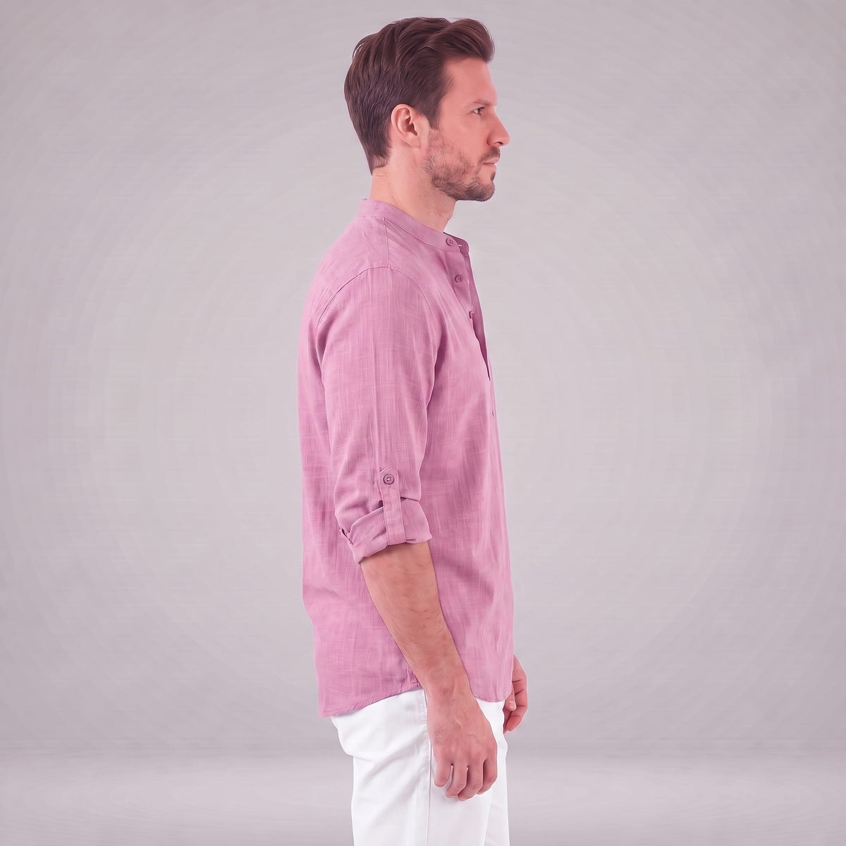 Jasper Cotton Popover Henley Shirt_16