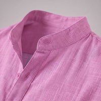 Jasper Cotton Popover Henley Shirt