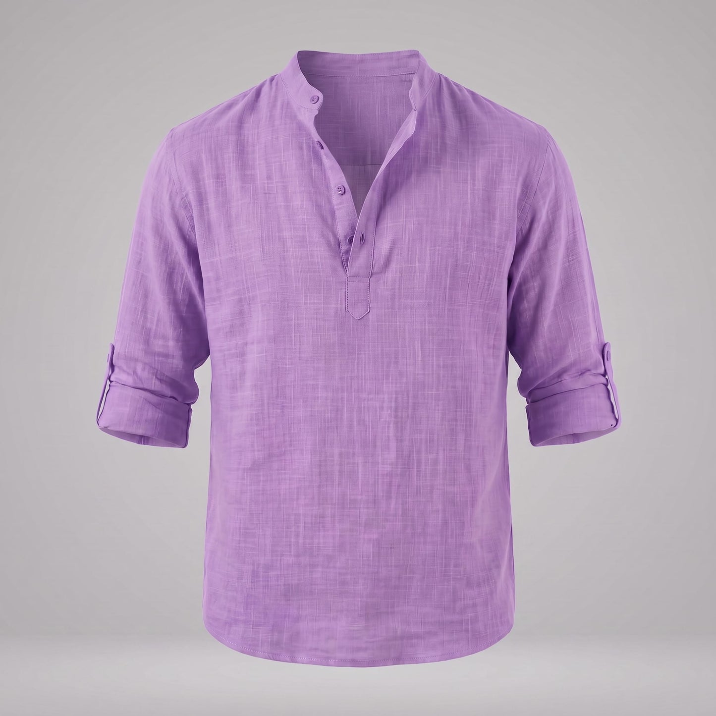 Jasper Cotton Popover Henley Shirt_2