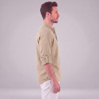Jasper Cotton Popover Henley Shirt
