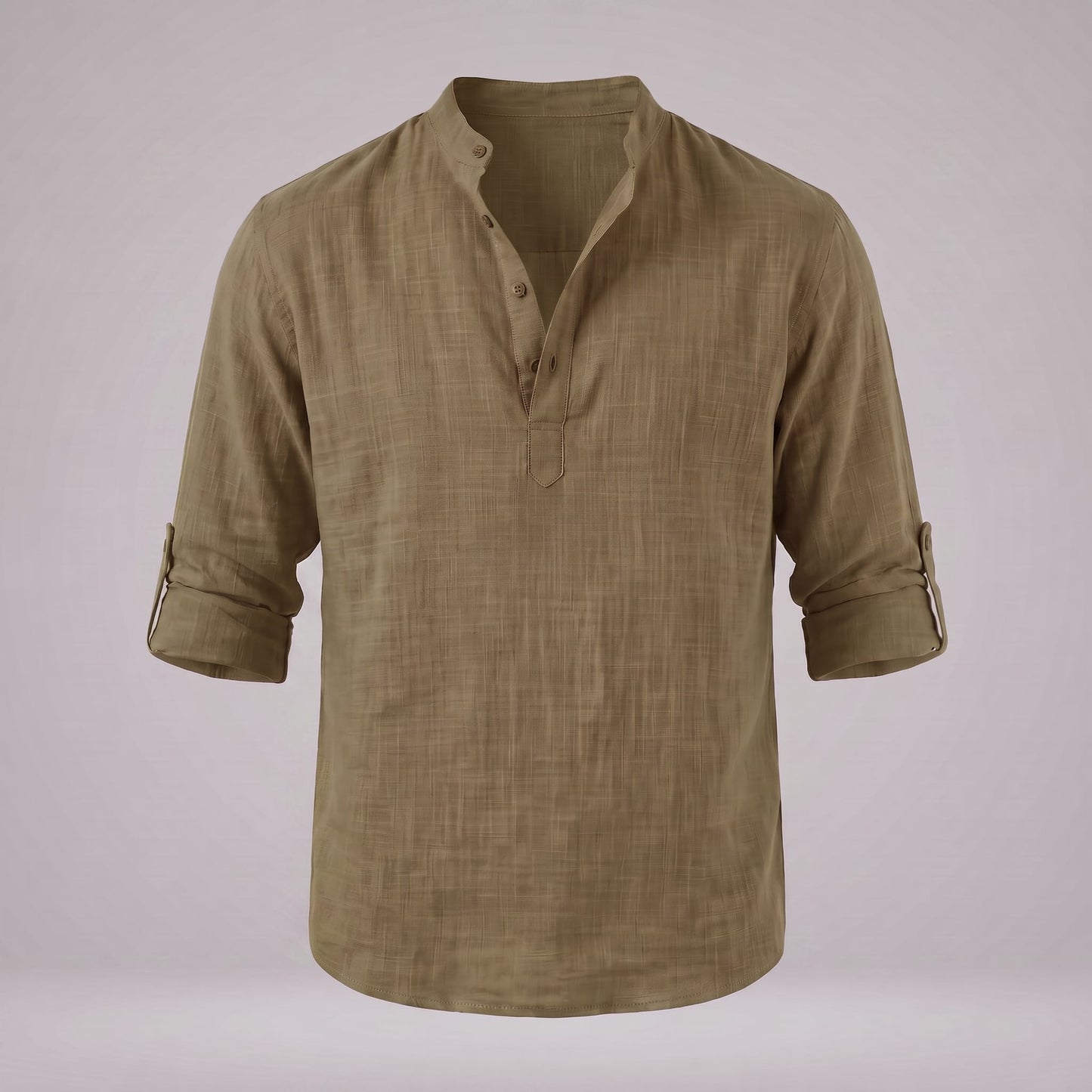 Jasper Cotton Popover Henley Shirt_25