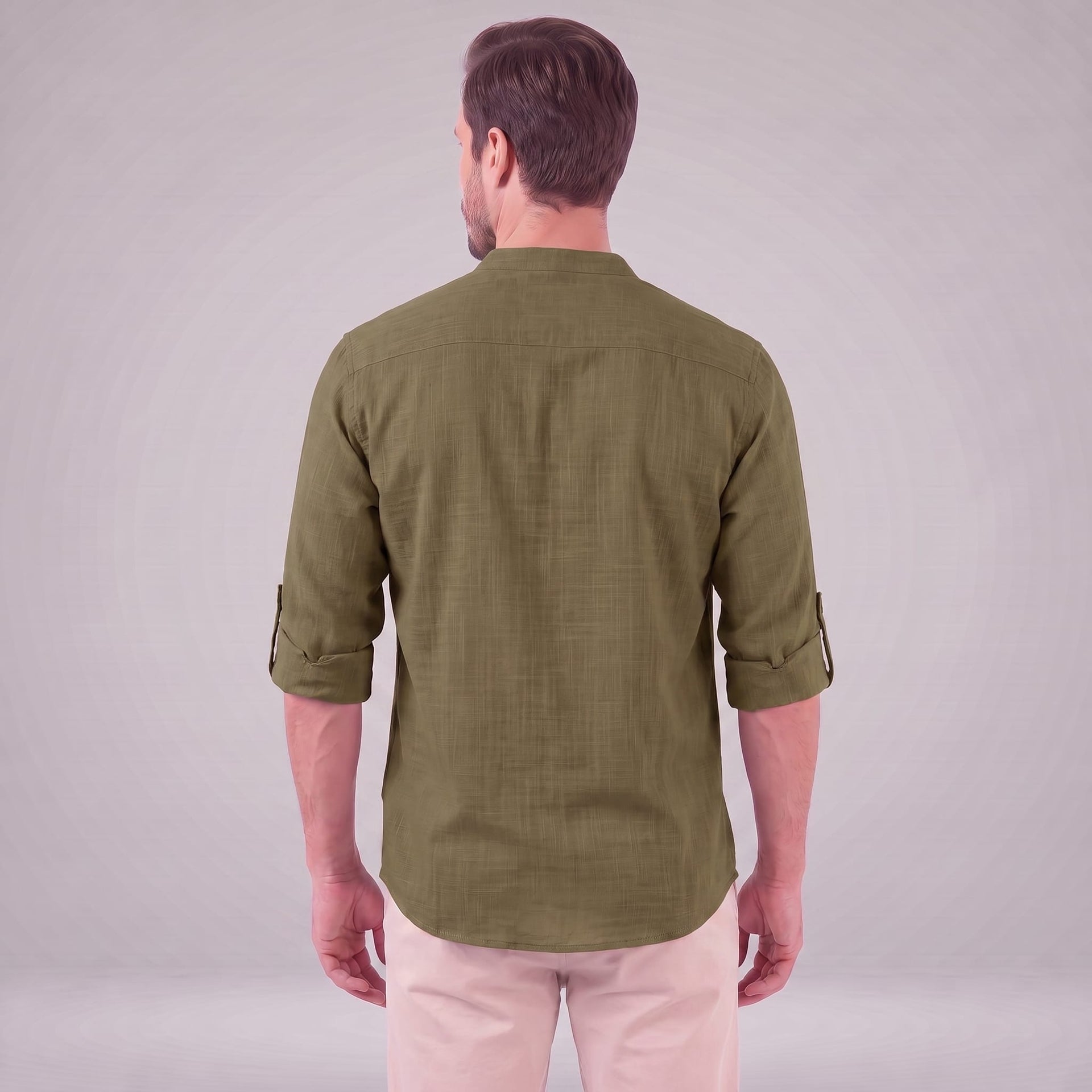 Jasper Cotton Popover Henley Shirt
