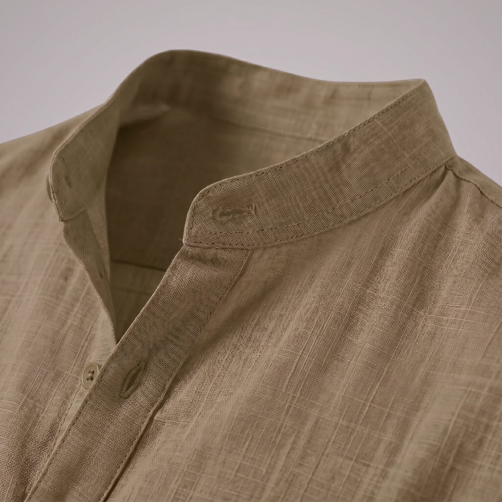 Jasper Cotton Popover Henley Shirt